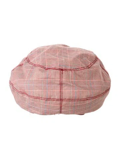 Pre-owned Vivienne Westwood Pattern Print Beret In Red