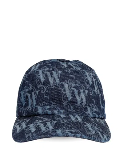 Vivienne Westwood Patterned Baseball Cap In Multi