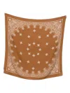 Vivienne Westwood Patterned Scarf In Brown