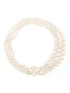 Vivienne Westwood Pearl-embellished Necklace In Metallic