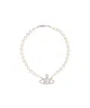 Vivienne Westwood Pearl Necklace In White