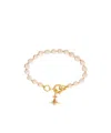 Vivienne Westwood Pearl-orb Bracelet In Yellow