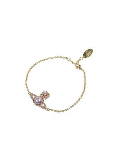 Vivienne Westwood Pendant Bracelet In Gold