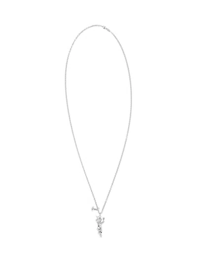 Vivienne Westwood Pendant Chain Necklace In Silver