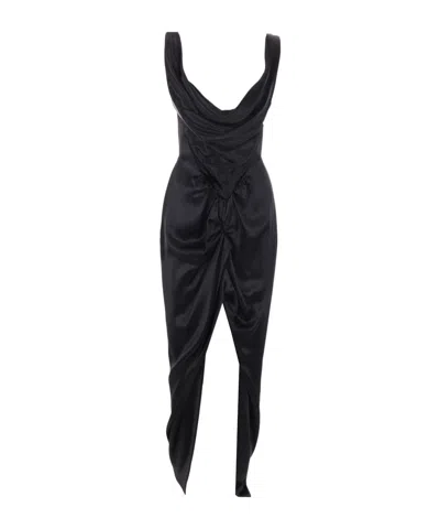 Vivienne Westwood Pendant Design Dress In Black