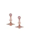 Vivienne Westwood New Petite Orb Earrings In Yellow