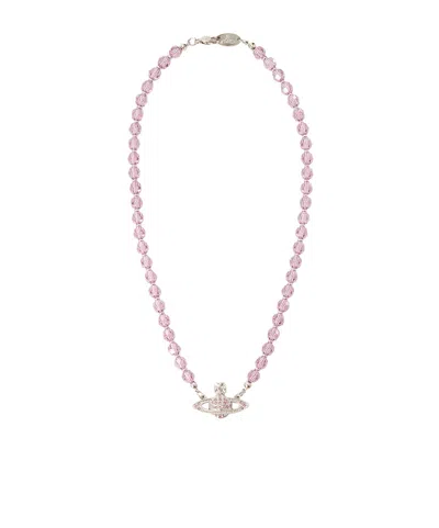 Vivienne Westwood Pendant Necklace In Pink