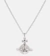 Vivienne Westwood Pendant Necklace In Rhodium