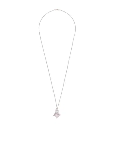Vivienne Westwood Pendant Necklace In White