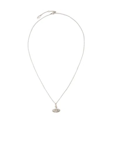 Vivienne Westwood Pendant Necklace In White