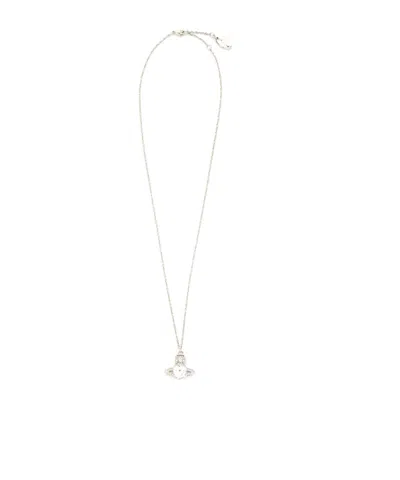 Vivienne Westwood Pendant Necklace In White