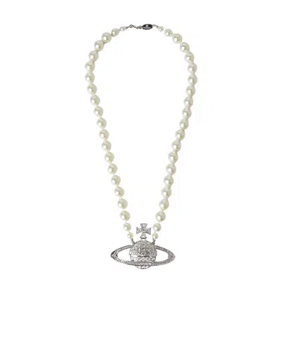 Vivienne Westwood Pendant Necklace In Metallic