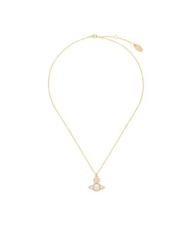 Vivienne Westwood Pendant Necklace In Yellow