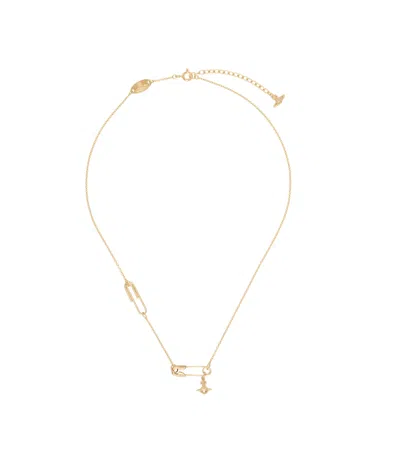 Vivienne Westwood Pendant Necklace In Yellow