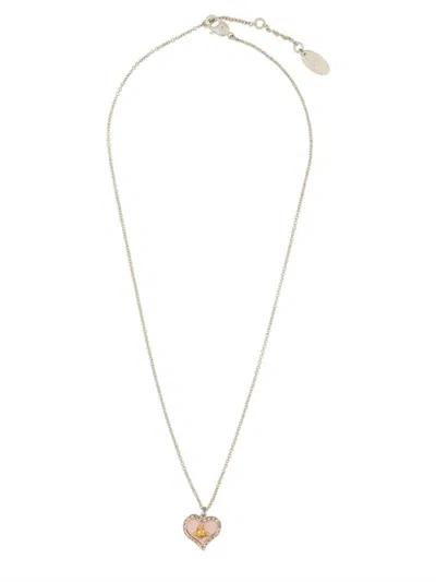 Vivienne Westwood Pendant "petra" Necklace In Gold