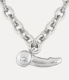 Vivienne Westwood Penis Necklace Silver Unisex In Silver