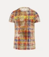 Vivienne Westwood Peru T-shirt Print Fluid Jersey Distressed-tartan Xl Unisex