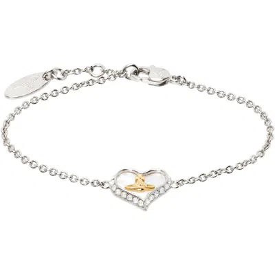 Vivienne Westwood Petra Bracelet In Silver