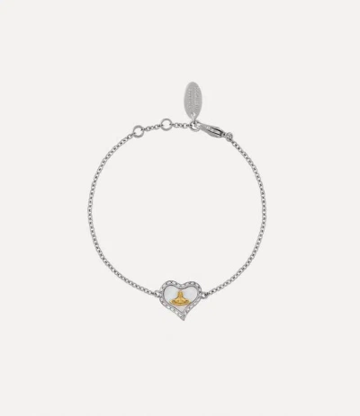 Vivienne Westwood Petra Bracelet Platinum-gold-white-pearl-tint-mop-white-opal Platinum-gold-white-pearl-tint-mop-whit