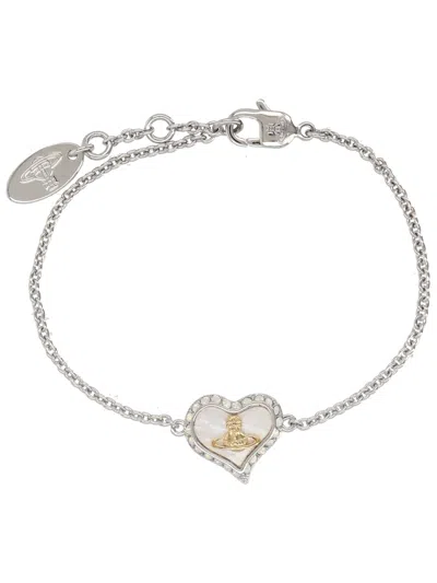 Vivienne Westwood Petra Bracelet In Metallic