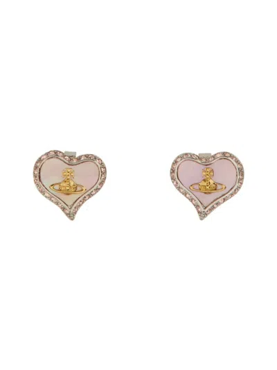 Vivienne Westwood Petra" Earrings In Pink