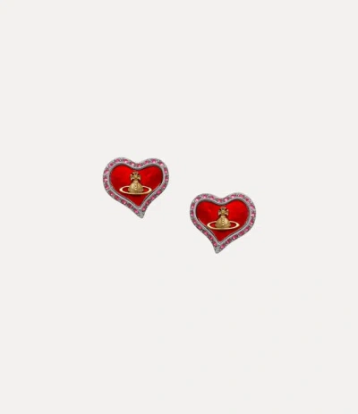 Vivienne Westwood Petra Earrings Silver Zirconia Women