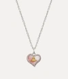 Vivienne Westwood Petra Pendant Necklace Platinum-gold-coral Platinum-gold-coral Women