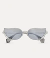 Vivienne Westwood Piccadilly Sunglasses Grey Metal Women In Grey