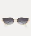 Vivienne Westwood Piccadilly Sunglasses Yellow Metal Women In Yellow