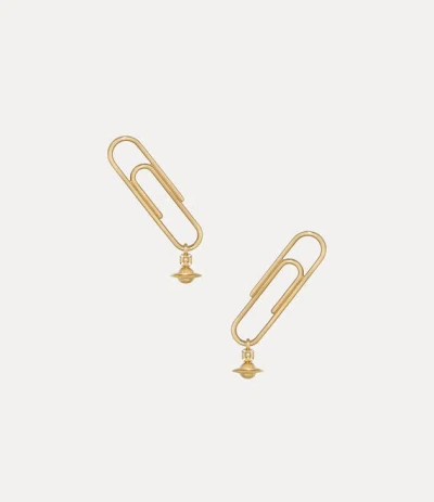 Vivienne Westwood Pimlico Earrings 9k Gold Women