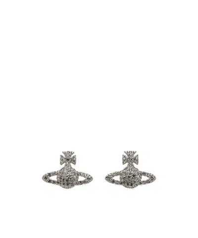 Vivienne Westwood Pin Buckle Embossed Earrings