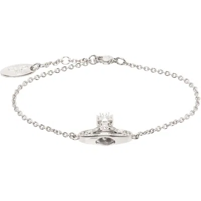 Vivienne Westwood Pina Bas Relief Bracelet In Metallic