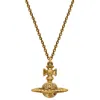 Vivienne Westwood Pina Pendant Necklace Gold In Gold