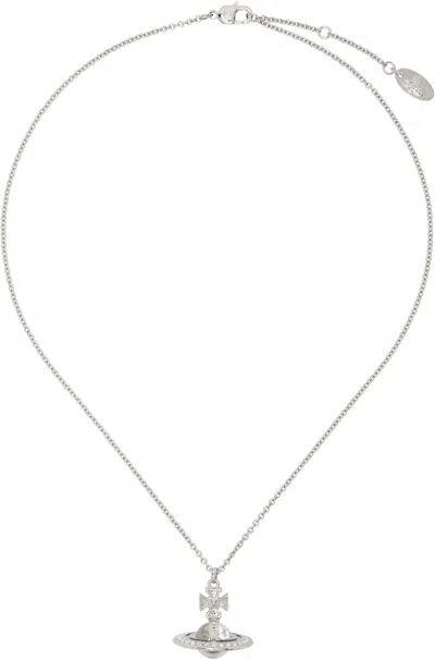 Vivienne Westwood Pina Small Orb Pendant Necklace In Metallic