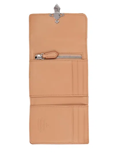 Vivienne Westwood Pink Calf Leather Wallet