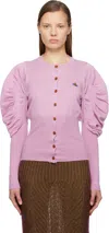 Vivienne Westwood Pink Eli Cardigan In Pink