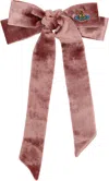 Vivienne Westwood Pink Flyes Hair Clip In Blue
