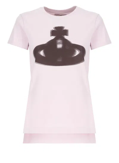 Vivienne Westwood Pink Halftone Orb T-shirt