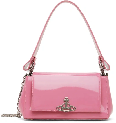 Vivienne Westwood Pink Hazel Medium Bag In G406 Pink