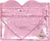 Vivienne Westwood Pink Heart Card Holder In Multi