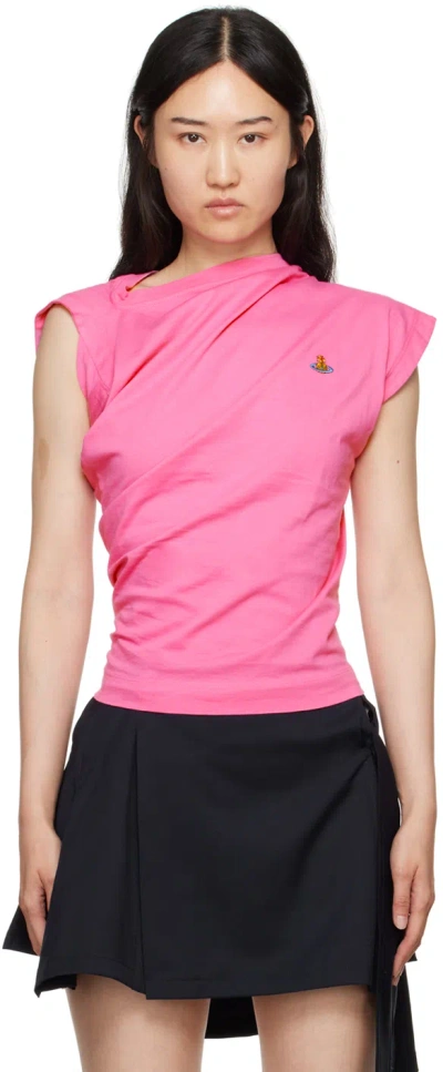 Vivienne Westwood Pink Hebo T-shirt In G408 Pink