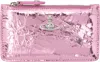 Vivienne Westwood Pink Slim Lg Card Holder In Pink