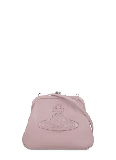 Vivienne Westwood Pink Vivienne Clutch Bag