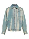 Vivienne Westwood Piranha Denim Jacket In Gray