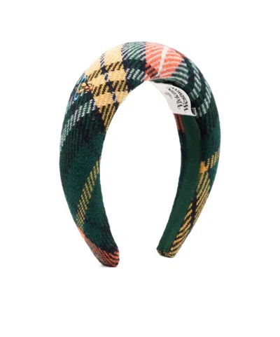 Vivienne Westwood Mens Tartan Wool-blend Headband Aw24-multi