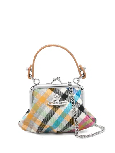 Vivienne Westwood Plaid Mini Bag In Multi
