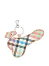 Vivienne Westwood Plaid-pattern Keyring In Multi