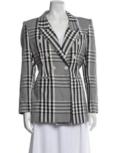 Pre-owned Vivienne Westwood Plaid Print Blazer In Multi