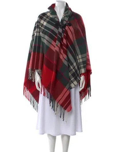 Pre-owned Vivienne Westwood Plaid Print Sweater In Red