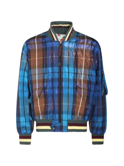 Vivienne Westwood Multicolor Bernardo Reversible Bomber Jacket